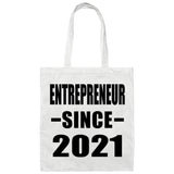Entrepreneur Since 2021 - Tote Bag White