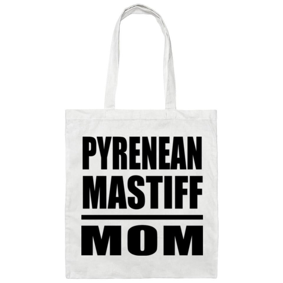 Pyrenean Mastiff Mom - Tote Bag White