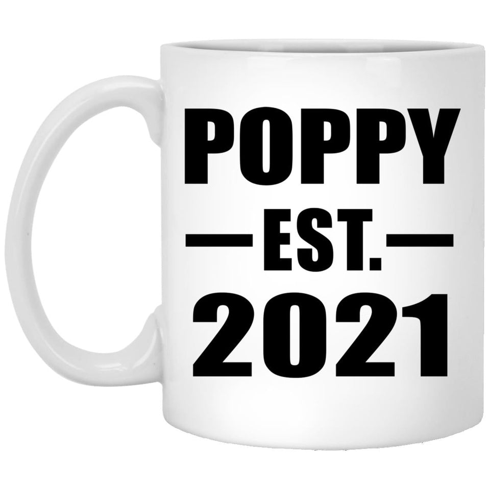 Poppy Established EST. 2021 - 11oz Coffee Mug