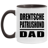 Drentsche Patrijshond Dad - 11oz Accent Mug Black
