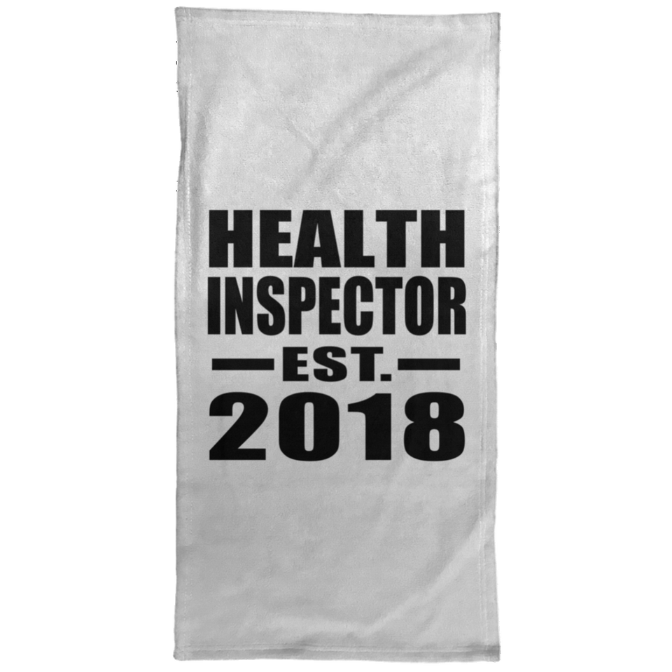 Health Inspector Established EST. 2018 - Hand Towel