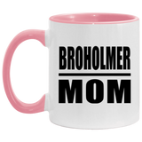 Broholmer Mom - 11oz Accent Mug Pink