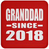 Granddad Since 2018 - Drink Coaster
