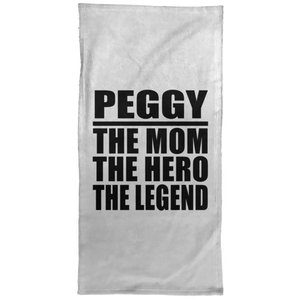 Peggy The Mom The Hero The Legend - Hand Towel