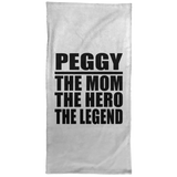 Peggy The Mom The Hero The Legend - Hand Towel