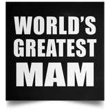World's Greatest Mam - Poster Square