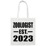 Zoologist Established EST. 2023 - Tote Bag White