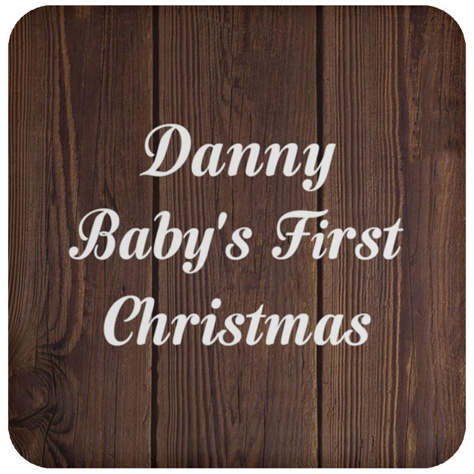 Danny Baby's First Christmas - Drink Coaster D