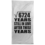 82nd Anniversary Square Root of 6724 Years Still In Love - Hand Towel