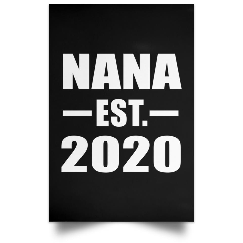 Nana Established EST. 2020 - Poster Portrait