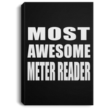 Most Awesome Meter Reader - Canvas Portrait