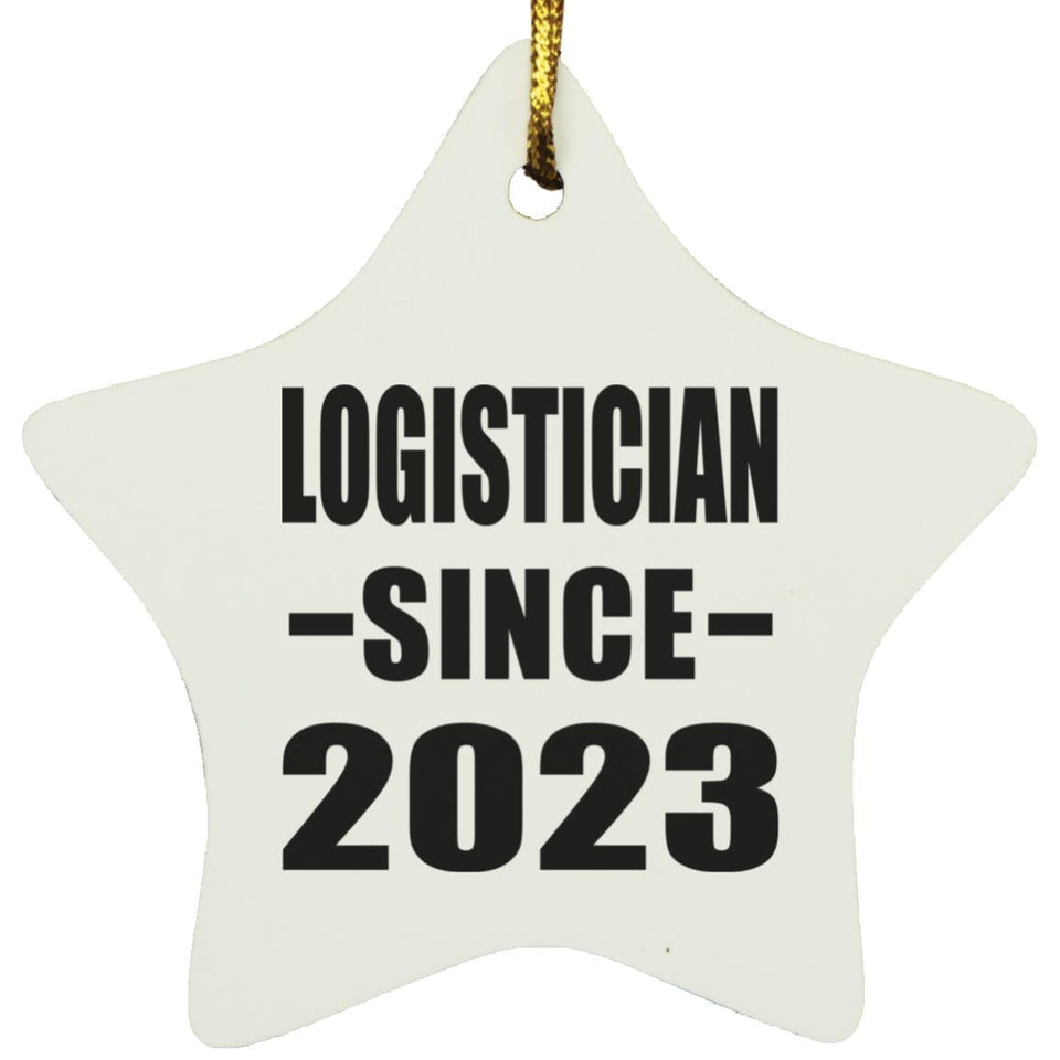 Logistician Since 2023 - Star Ornament