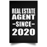 Real Estate Agent Since 2020 - Poster Portrait