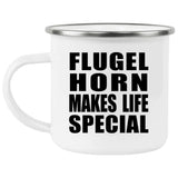 Flugel Horn Makes Life Special - 12oz Camping Mug