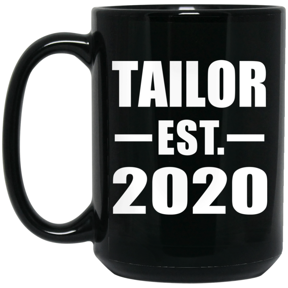 Tailor Established EST. 2020 - 15oz Coffee Mug Black