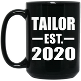 Tailor Established EST. 2020 - 15oz Coffee Mug Black
