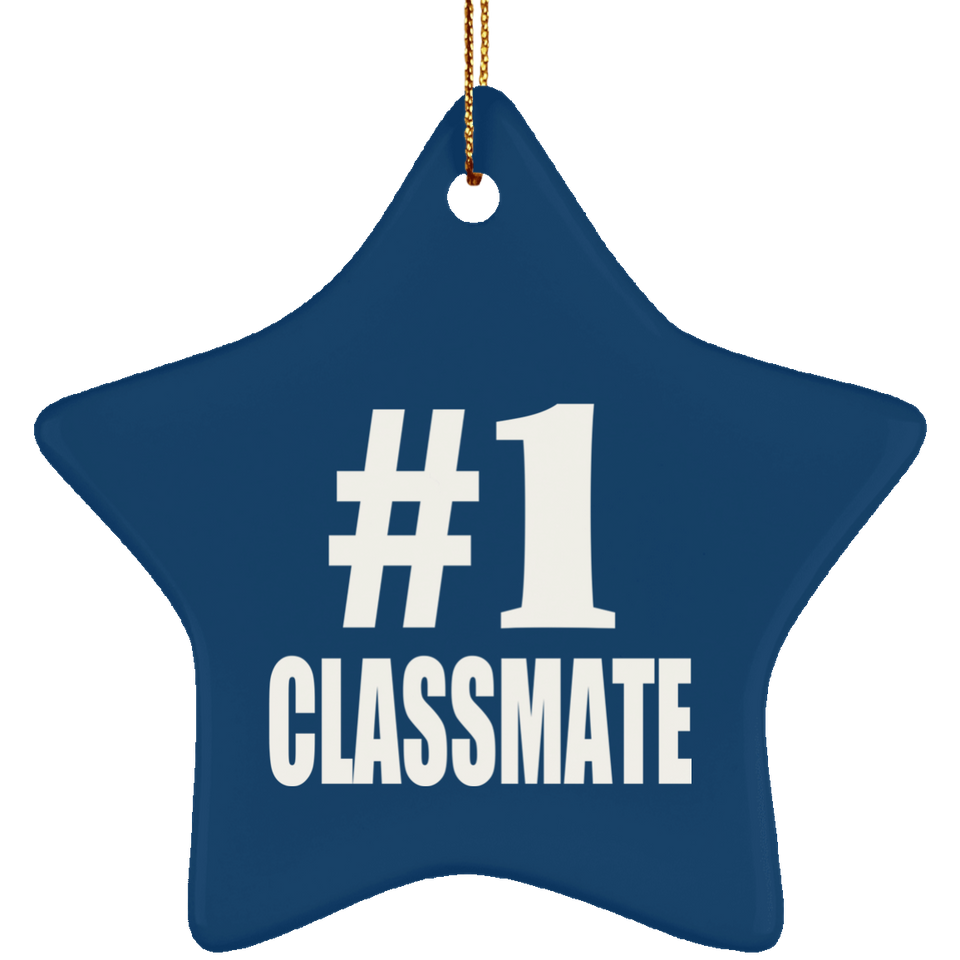 Number One #1 Classmate - Star Ornament