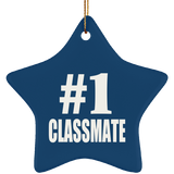 Number One #1 Classmate - Star Ornament