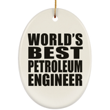 World's Best Petroleum Engineer - Oval Ornament