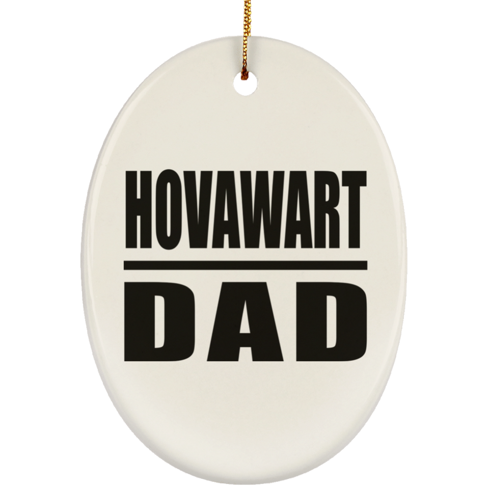 Hovawart Dad - Oval Ornament