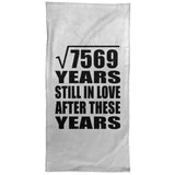 87th Anniversary Square Root of 7569 Years Still In Love - Hand Towel