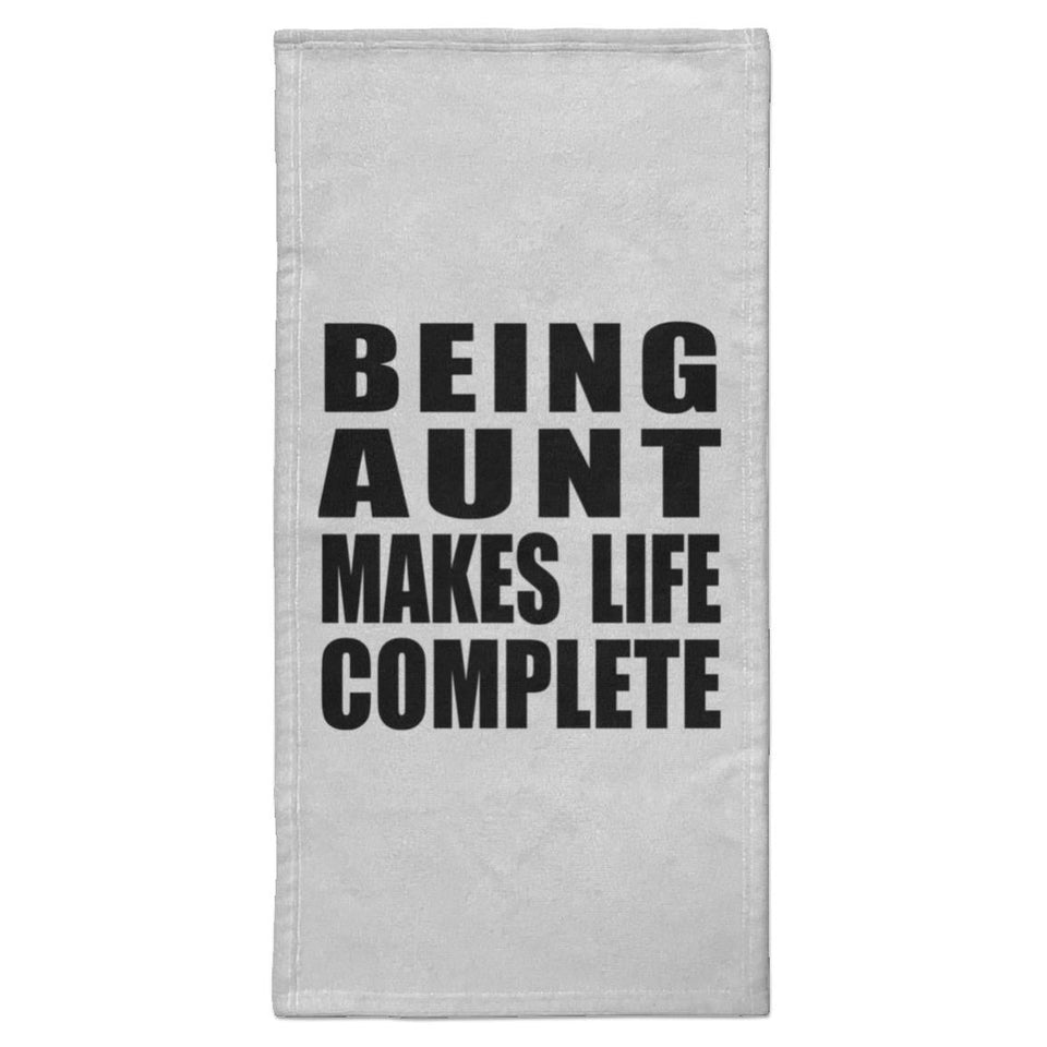 Being Aunt Makes Life Complete - Hand Towel