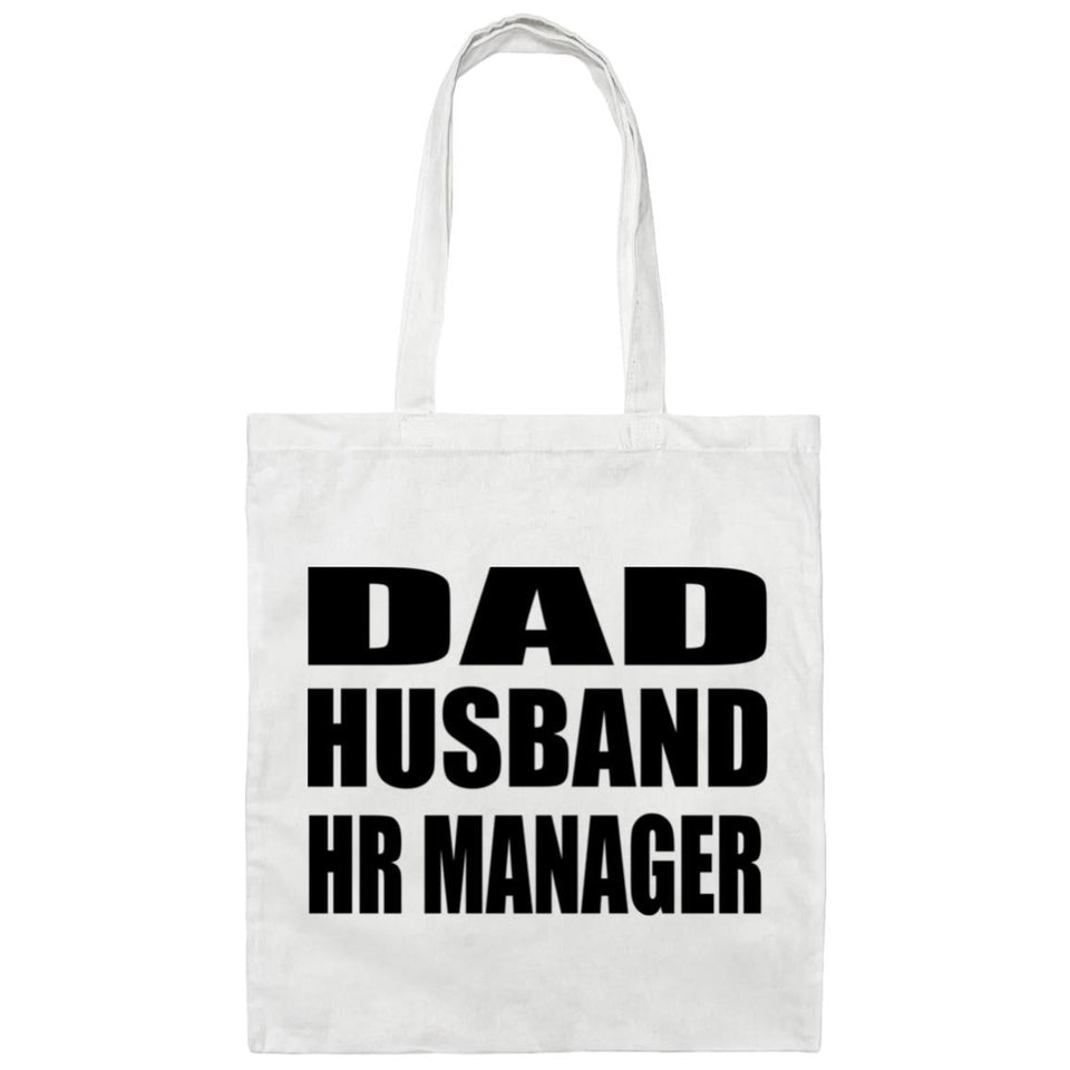 Dad Husband HR Manager - Tote Bag White