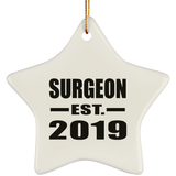 Surgeon Established EST. 2019 - Star Ornament