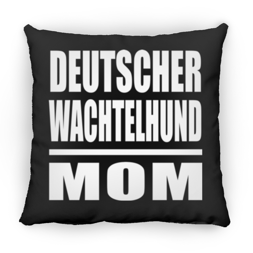 Deutscher Wachtelhund Mom - Throw Pillow Black