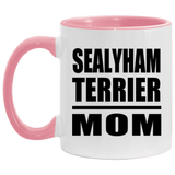 Sealyham Terrier Mom - 11oz Accent Mug Pink