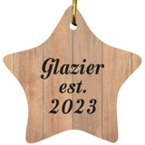 Glazier Established Est. 2023 - Star Ornament C