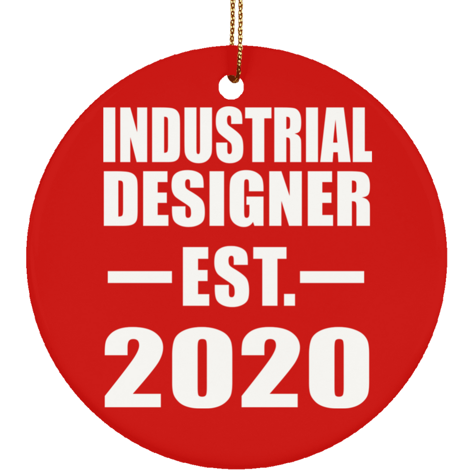 Industrial Designer Established EST. 2020 - Circle Ornament