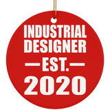 Industrial Designer Established EST. 2020 - Circle Ornament