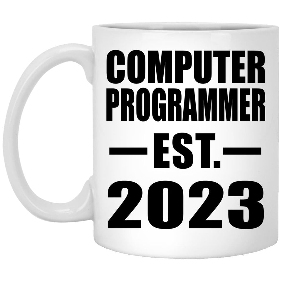 Computer Programmer Established EST. 2023 - 11oz Coffee Mug