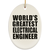 World's Greatest Electrical Engineer - Oval Ornament