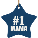 Number One #1 Mama - Star Ornament