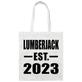 Lumberjack Established EST. 2023 - Tote Bag White