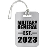 Military General Established EST. 2023 - Luggage Bag Tag