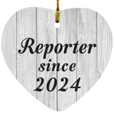 Reporter Since 2024 - Heart Ornament F