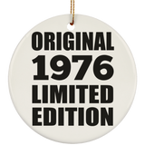 48th Birthday Original 1976 Limited Edition - Circle Ornament
