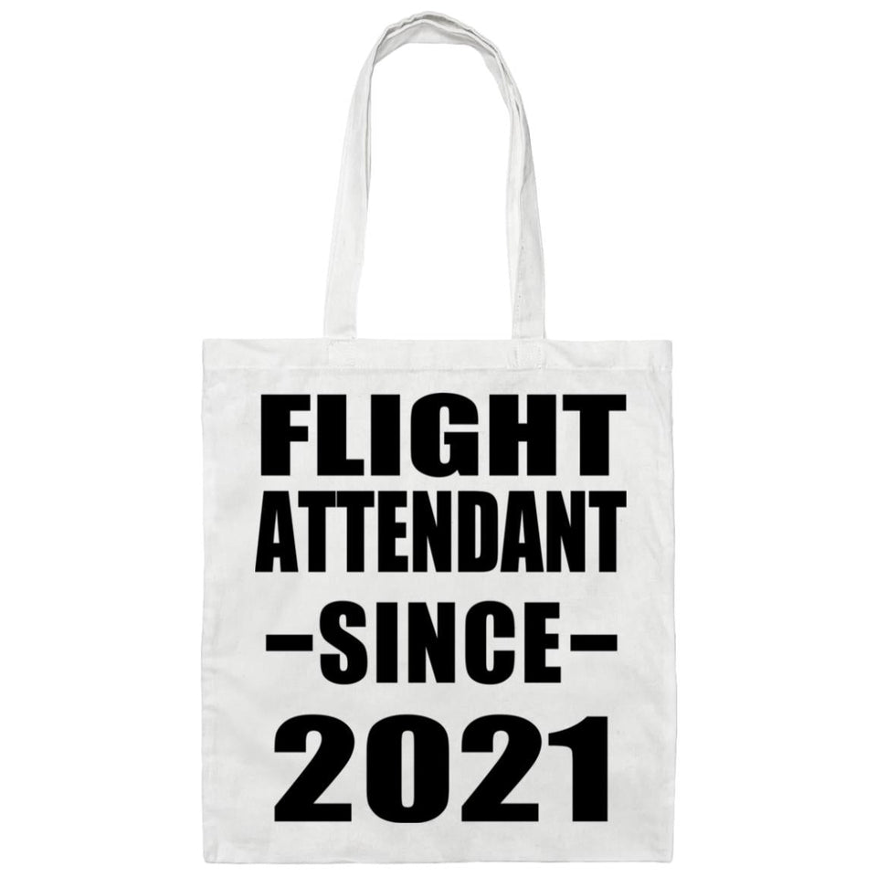 Flight Attendant Since 2021 - Tote Bag White