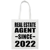 Real Estate Agent Since 2022 - Tote Bag White