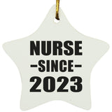 Nurse Since 2023 - Star Ornament