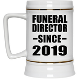 Funeral Director Since 2019 - Beer Stein