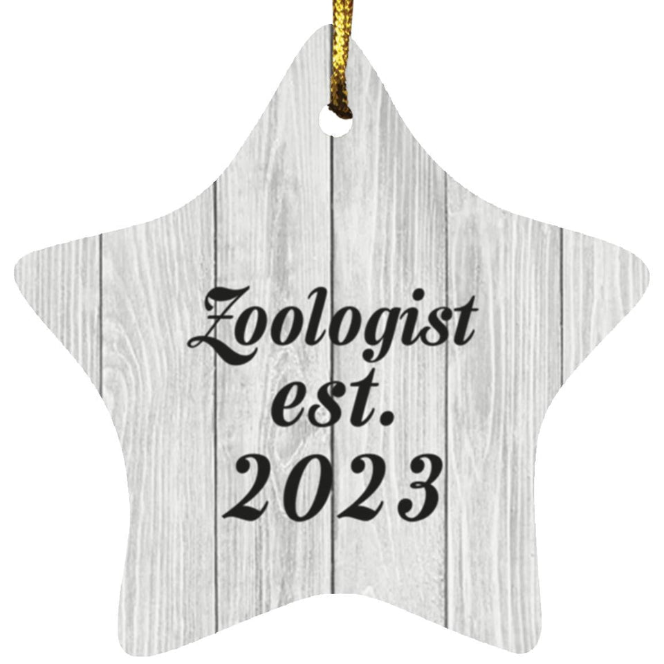 Zoologist Established Est. 2023 - Star Ornament F