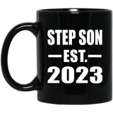Step Son Established EST. 2023 - 11oz Coffee Mug Black