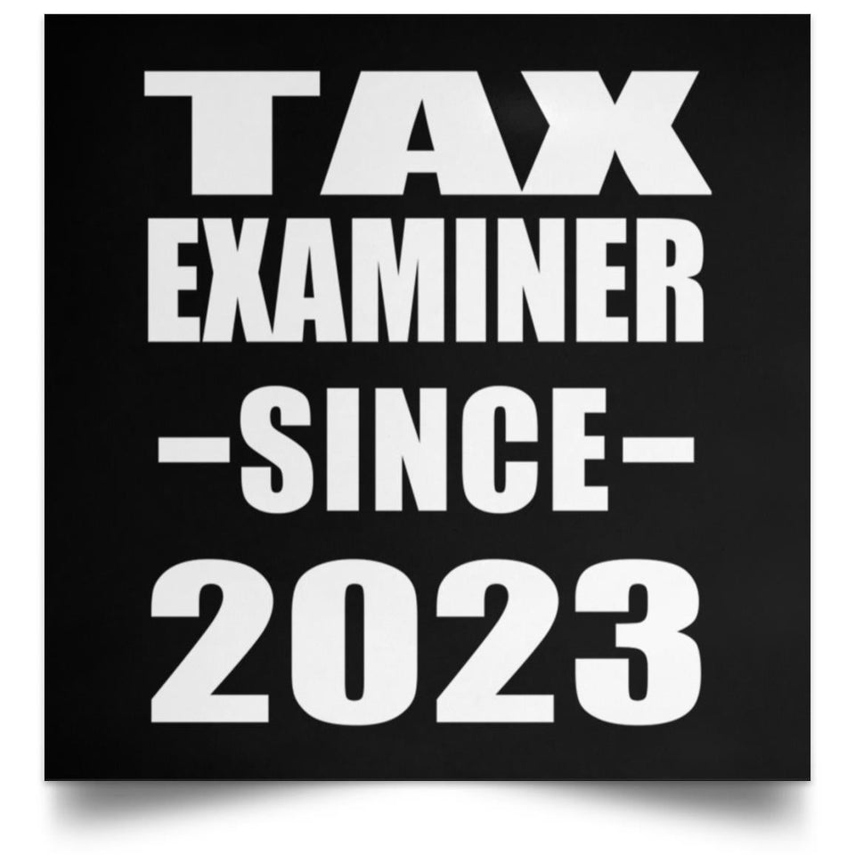 Tax Examiner Since 2023 - Poster Square