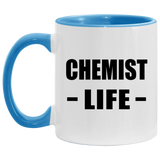 Chemist Life - 11oz Accent Mug Blue