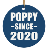 Poppy Since 2020 - Circle Ornament