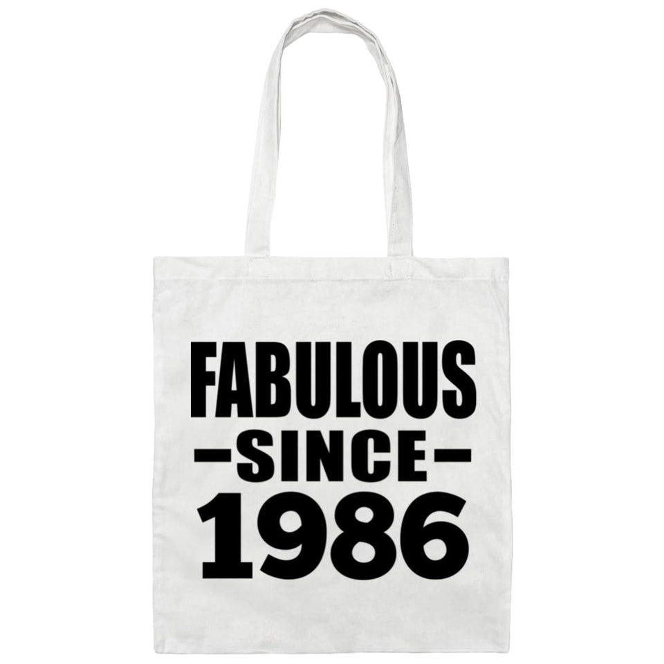 38th Birthday Fabulous Since 1986 - Tote Bag White